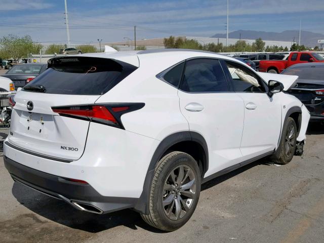 JTJYARBZ1K2138313 - 2019 LEXUS NX 300 WHITE photo 4