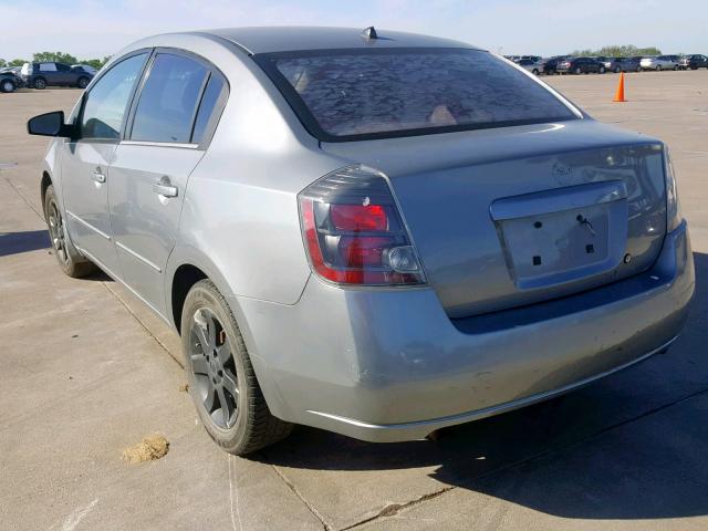 3N1AB61E68L667734 - 2008 NISSAN SENTRA 2.0 GRAY photo 3