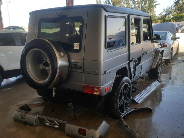 WDCYC7DF9EX216326 - 2014 MERCEDES-BENZ G 63 AMG GRAY photo 4