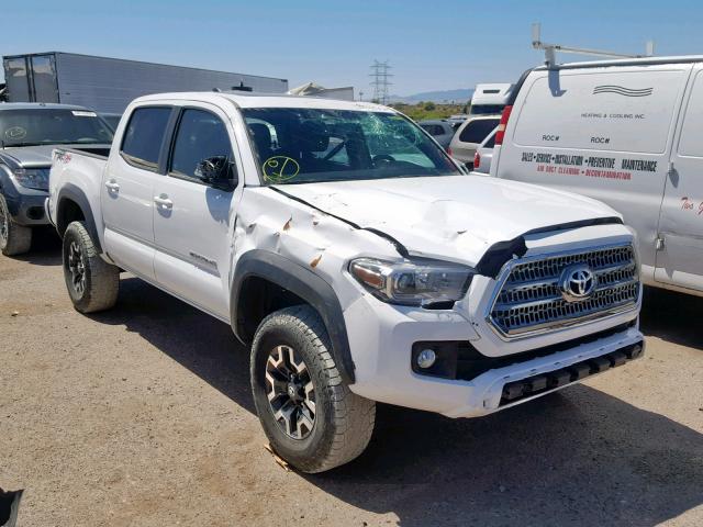 3TMCZ5AN8HM092042 - 2017 TOYOTA TACOMA DOU თეთრი ფოტო 1