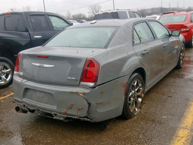 2C3CCAGG0HH512480 - 2017 CHRYSLER 300 S GRAY photo 4