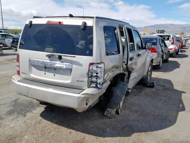 1J8GP58K68W233489 - 2008 JEEP LIBERTY LI SILVER photo 4