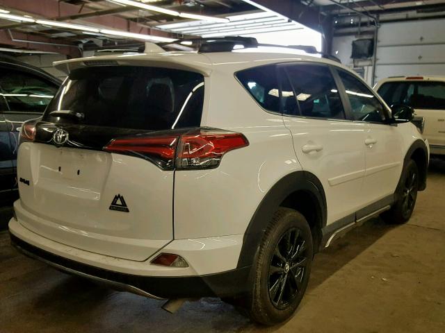 2T3RFREV9JW697938 - 2018 TOYOTA RAV4 ADVEN WHITE photo 4