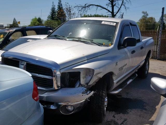 3D7KS28CX6G101313 - 2006 DODGE RAM 2500 S SILVER photo 2