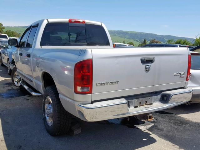 3D7KS28CX6G101313 - 2006 DODGE RAM 2500 S SILVER photo 3