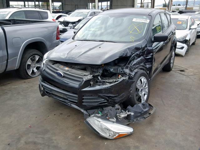 1FMCU0F72FUC66476 - 2015 FORD ESCAPE S BLACK photo 2