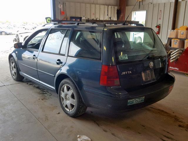 WVWRP61J13W297861 - 2003 VOLKSWAGEN JETTA GL T GRAY photo 3