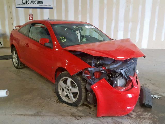 1G2AS18H897185826 - 2009 PONTIAC G5 RED photo 1