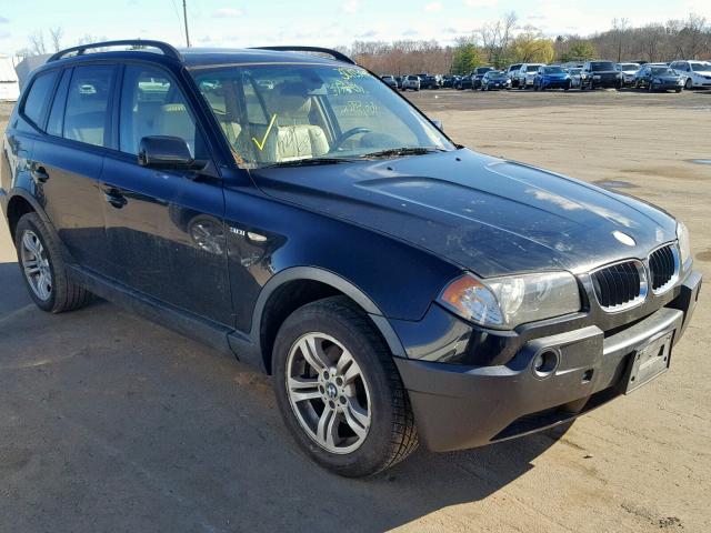 WBXPA93425WD06691 - 2005 BMW X3 3.0I BLACK photo 1