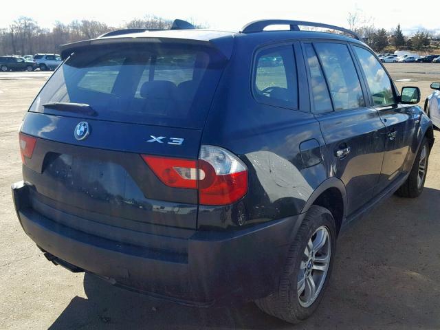 WBXPA93425WD06691 - 2005 BMW X3 3.0I BLACK photo 4