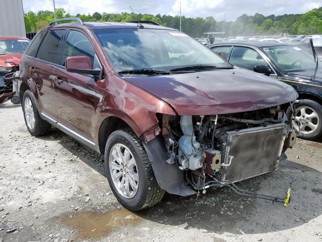 2FMDK3JC2ABB41444 - 2010 FORD EDGE SEL MAROON photo 1