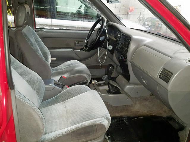 4S6CM58V6T4405584 - 1996 HONDA PASSPORT E 红色 照片 5