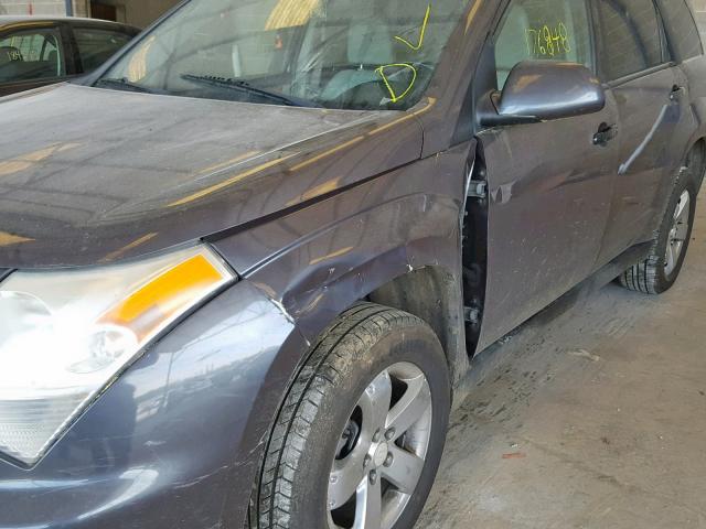 2S3DA417276115915 - 2007 SUZUKI XL7 LUXURY GRAY photo 9