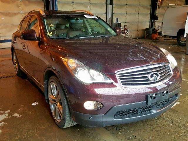 JN1AJ0HR3CM453324 - 2012 INFINITI EX35 BASE BURGUNDY photo 1