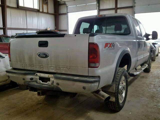 1FTWW31P27EA55133 - 2007 FORD F350 SRW S SILVER photo 4