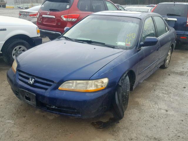 1HGCG66882A005180 - 2002 HONDA ACCORD EX BLUE photo 2