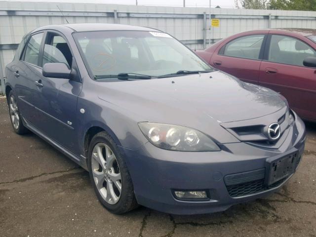 JM1BK344381796542 - 2008 MAZDA 3 HATCHBAC GRAY photo 1