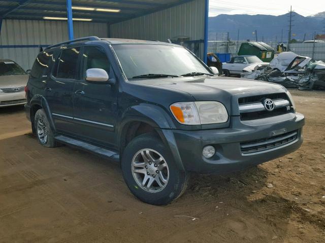 5TDBT48A87S285462 - 2007 TOYOTA SEQUOIA LI GREEN photo 1