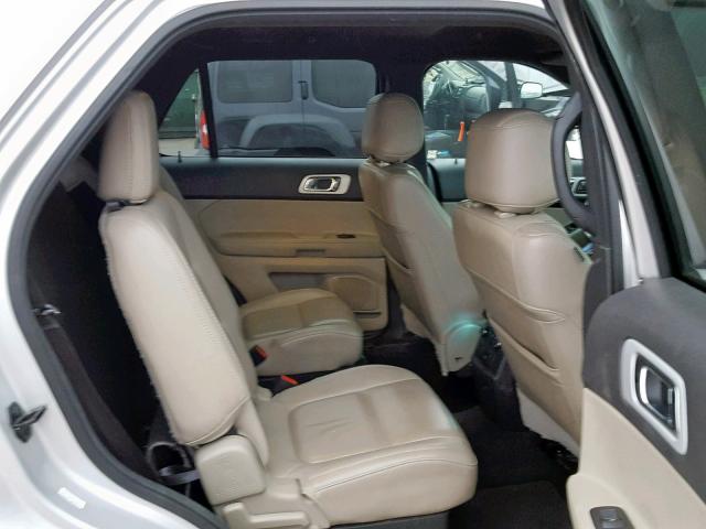 1FM5K8F8XEGA04076 - 2014 FORD EXPLORER L SILVER photo 6