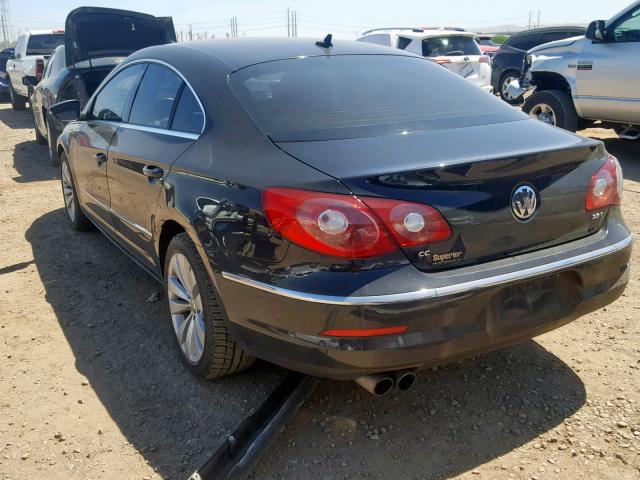 WVWML7AN9AE516552 - 2010 VOLKSWAGEN CC SPORT BLACK photo 3