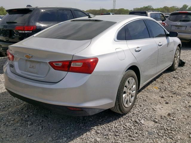 1G1ZA5ST1GF214164 - 2016 CHEVROLET MALIBU L SILVER photo 4