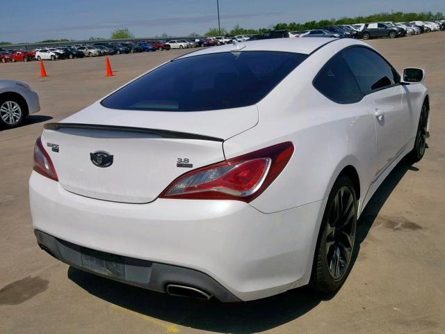 KMHHU6KJXDU111973 - 2013 HYUNDAI GENESIS CO WHITE photo 4