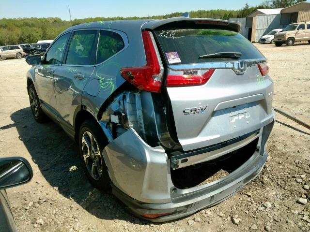 7FARW2H86JE104270 - 2018 HONDA CR-V EXL SILVER photo 3