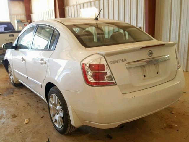 3N1AB6AP3BL627975 - 2011 NISSAN SENTRA 2.0 WHITE photo 3