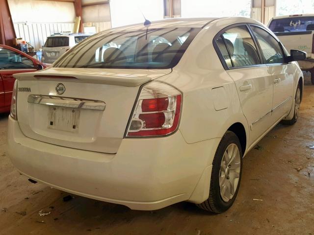 3N1AB6AP3BL627975 - 2011 NISSAN SENTRA 2.0 WHITE photo 4