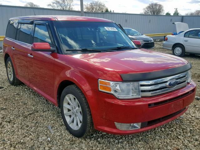 2FMGK5CC8ABB36920 - 2010 FORD FLEX SEL RED photo 1