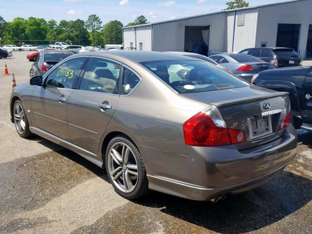 JNKBY01E97M401947 - 2007 INFINITI M45 BASE GRAY photo 3