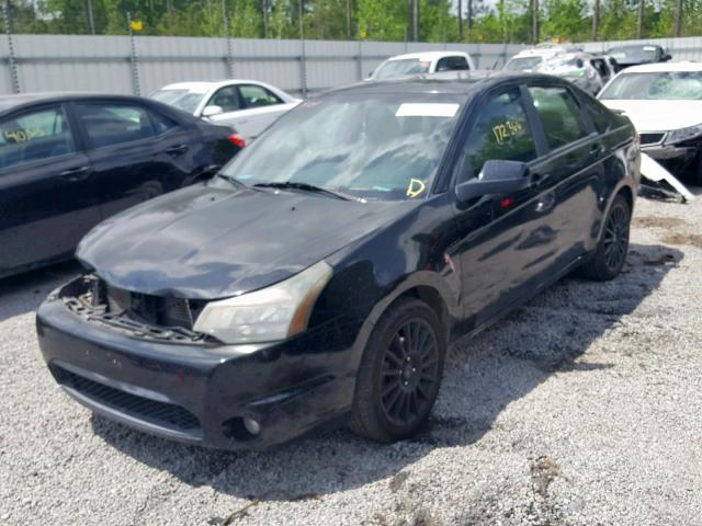 1FAHP3GN4AW115495 - 2010 FORD FOCUS SES BLACK photo 2