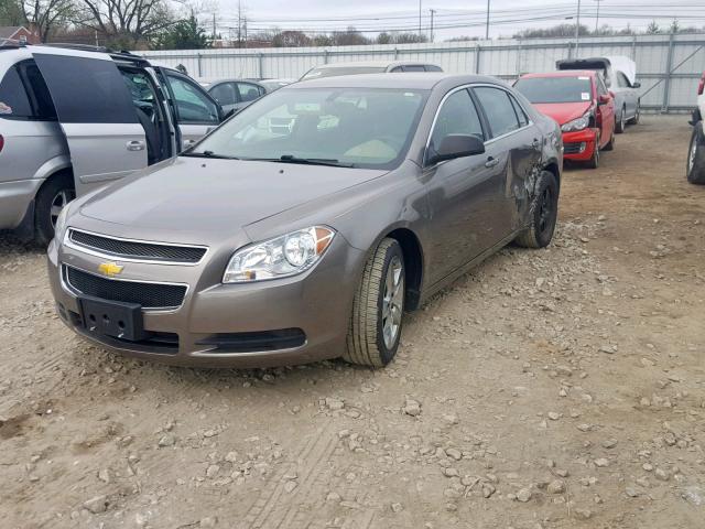 1G1ZB5E0XCF140414 - 2012 CHEVROLET MALIBU LS Մոխրագույն լուսանկար 2