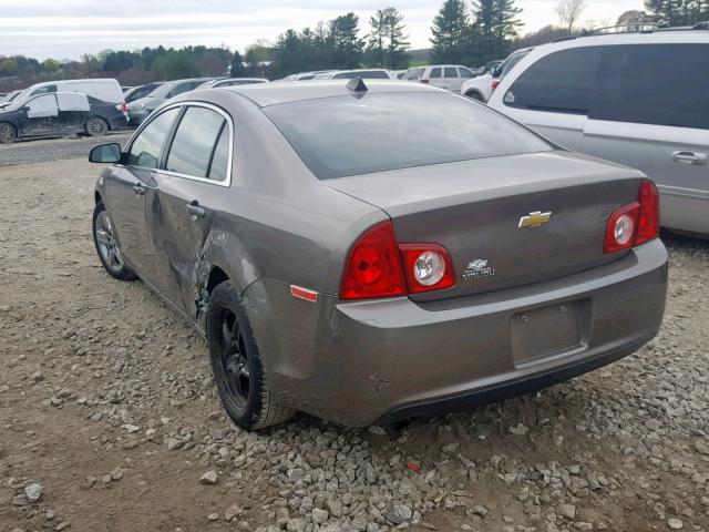 1G1ZB5E0XCF140414 - 2012 CHEVROLET MALIBU LS Մոխրագույն լուսանկար 3