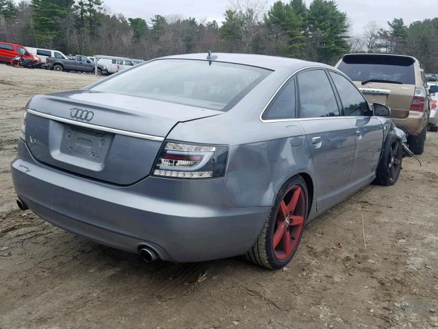 WAUDH74FX8N099052 - 2008 AUDI A6 3.2 QUA GRAY photo 4