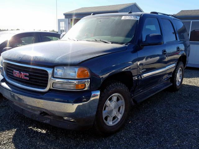 1GKEK13TX5J149405 - 2005 GMC YUKON BLUE photo 2