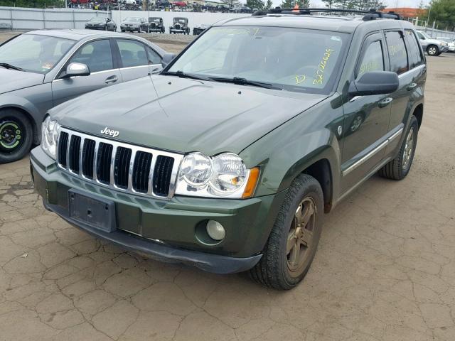 1J4HR58NX6C362313 - 2006 JEEP GRAND CHER GREEN photo 2