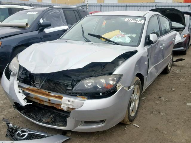 JM1BK32F171715184 - 2007 MAZDA 3 I SILVER photo 2