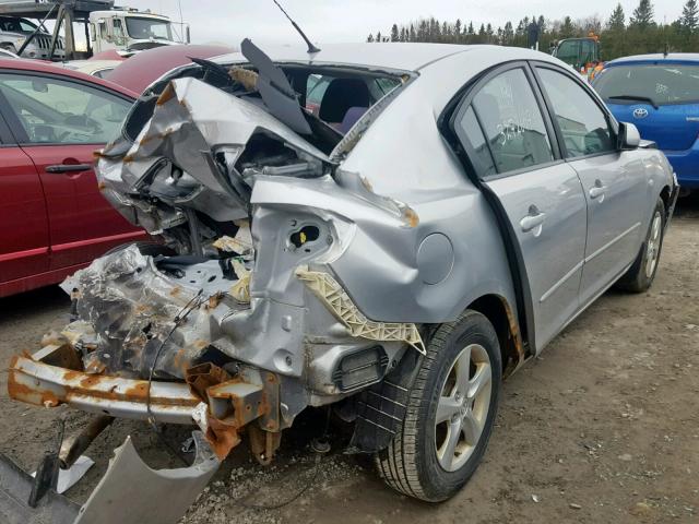 JM1BK32F171715184 - 2007 MAZDA 3 I SILVER photo 4