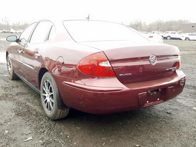 2G4WC582371210607 - 2007 BUICK LACROSSE C MAROON photo 3