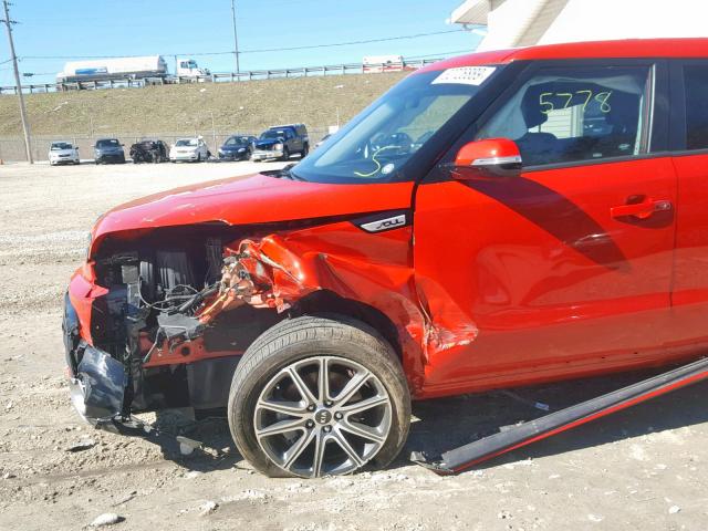 KNDJX3AA4J7530649 - 2018 KIA SOUL ! RED photo 9