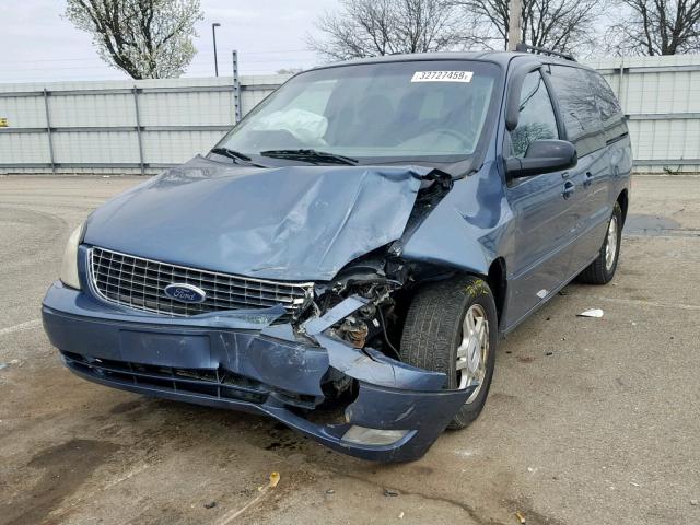 2FMZA522X6BA52366 - 2006 FORD FREESTAR S BLUE photo 2