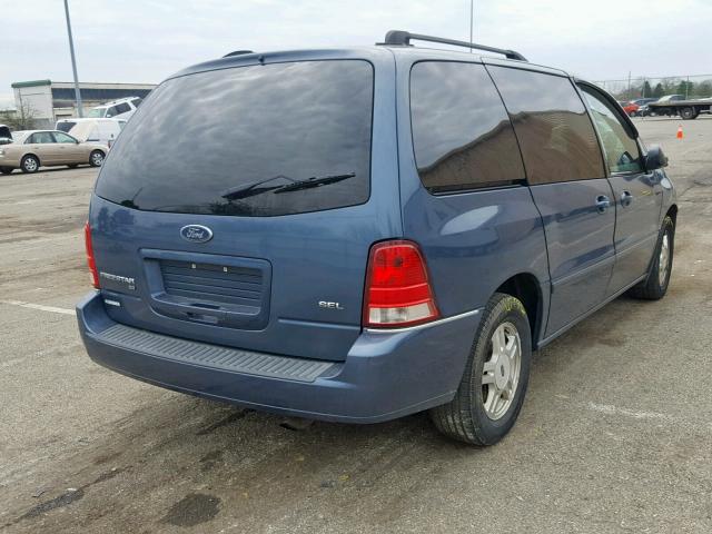 2FMZA522X6BA52366 - 2006 FORD FREESTAR S BLUE photo 4