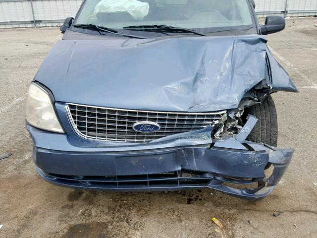 2FMZA522X6BA52366 - 2006 FORD FREESTAR S BLUE photo 9