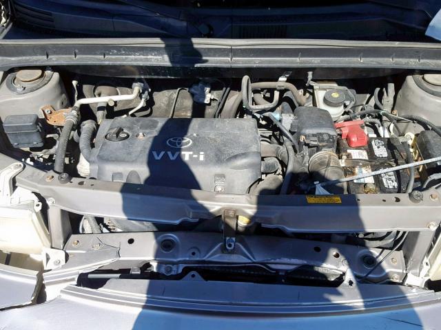 JTLKT324940149941 - 2004 TOYOTA SCION XB SILVER photo 7