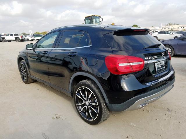 WDCTG4GB7HJ350166 - 2017 MERCEDES-BENZ GLA 250 4MATIC  photo 3