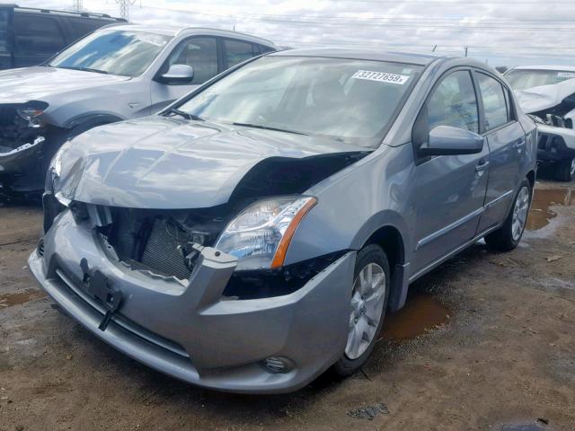 3N1AB6AP8BL725481 - 2011 NISSAN SENTRA 2.0 GRAY photo 2