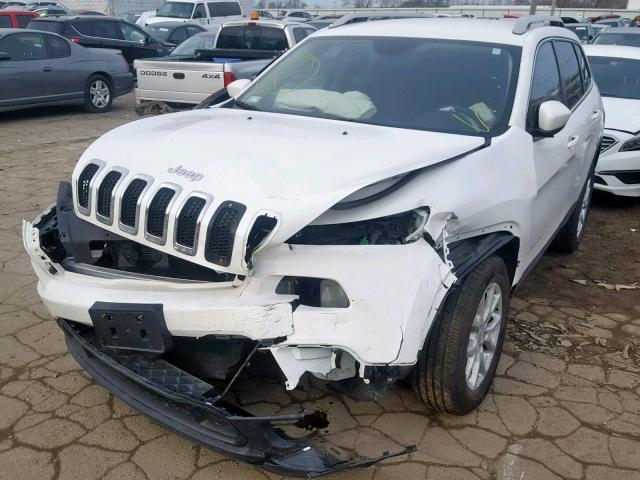 1C4PJMCB8FW793294 - 2015 JEEP CHEROKEE L WHITE photo 2