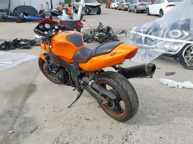 SMT805GF32J160110 - 2002 TRIUMPH MOTORCYCLE SPEED 4 ORANGE photo 3