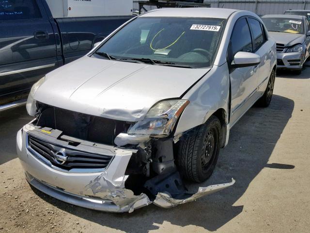 3N1AB6AP3BL642346 - 2011 NISSAN SENTRA 2.0 SILVER photo 2